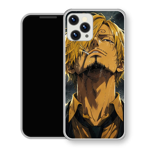 Coque Sanji One Piece Pluie Regard Haut | Samsung & iPhone - coque Sanji One Piece pour SAMSUNG GALAXY A57 5G