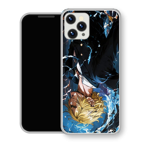 Coque Sanji One Piece Attaque Tourbillon Bleu | Samsung & iPhone - coque Sanji One Piece pour SAMSUNG GALAXY A57 5G
