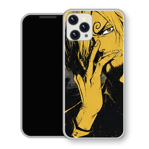 Coque Sanji One Piece Main Visage Jaune | Samsung & iPhone - coque Sanji One Piece pour SAMSUNG GALAXY A57 5G