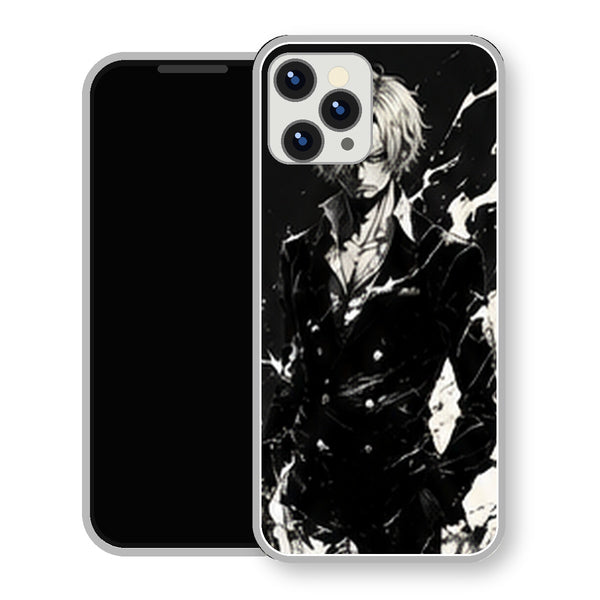 Coque Sanji One Piece Noir Blanc Encre | Samsung & iPhone - coque Sanji One Piece pour SAMSUNG GALAXY A57 5G