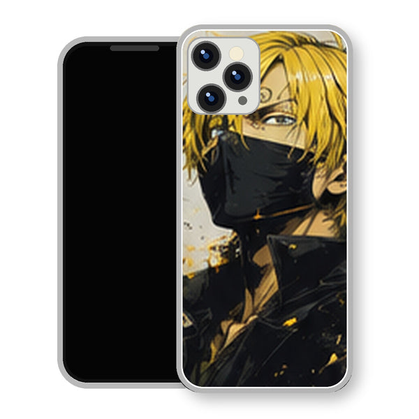 Coque Sanji One Piece Masque Noir Jaune | Samsung & iPhone - coque Sanji One Piece pour SAMSUNG GALAXY A57 5G