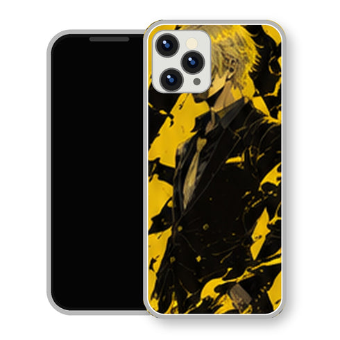 Coque Sanji One Piece Ombre Jaune Fracturee | Samsung & iPhone - coque Sanji One Piece pour SAMSUNG GALAXY A57 5G