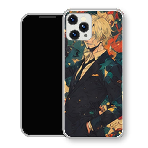 Coque Sanji One Piece Fleurs Rouges Costume | Samsung & iPhone - coque Sanji One Piece pour SAMSUNG GALAXY A57 5G