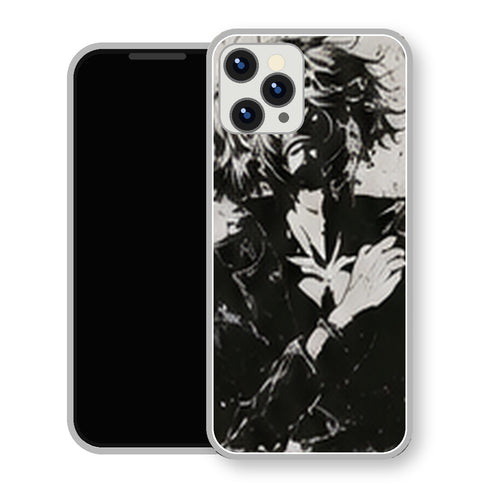 Coque Sanji One Piece Silhouette Encre Noire | Samsung & iPhone - coque Sanji One Piece pour SAMSUNG GALAXY A57 5G