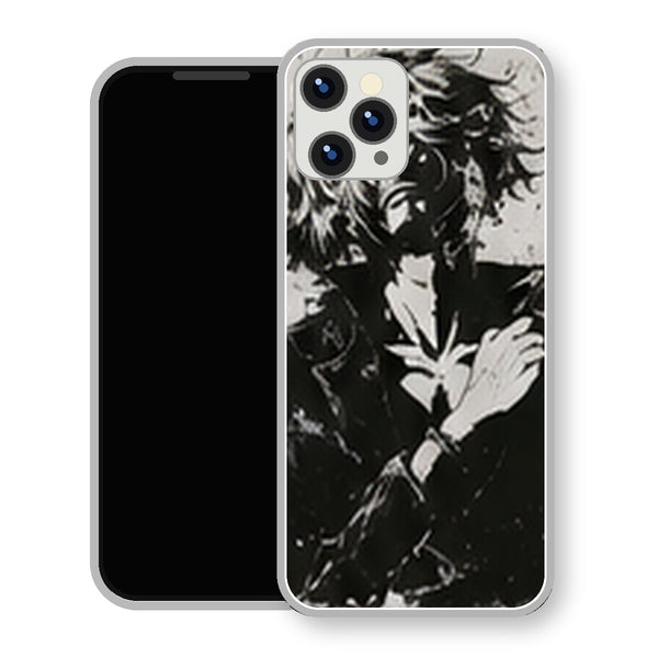 Coque Sanji One Piece Silhouette Encre Noire | Samsung & iPhone - coque Sanji One Piece pour SAMSUNG GALAXY A57 5G