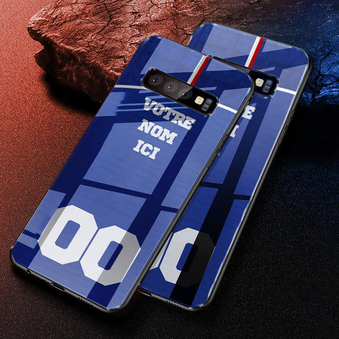Foot Strasbourg, Coque Samsung S10 personnalisable en Verre Trempé
