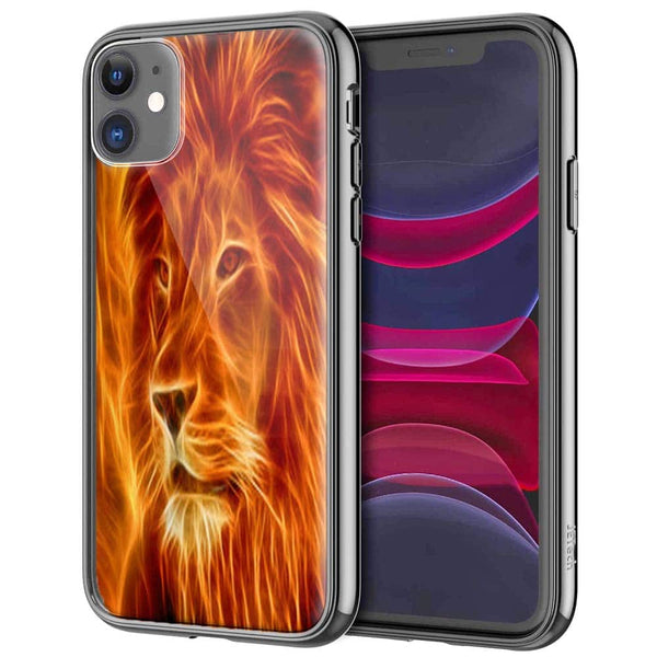 Sunny Leo, Coque iPhone en Verre Trempé, collection Lion