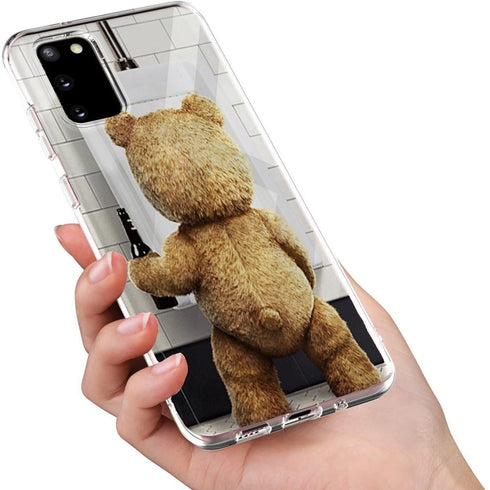 Pour Adolescent | Coque samsung S20 pour ado | S20+, S20 Ultra, Coque Verre Trempé téléphone S20 Teddy Biere MaCoquePerso