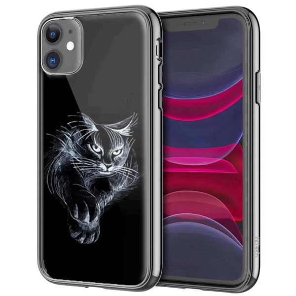 Vanishing Cat, Coque iPhone en Verre Trempé, collection Chat