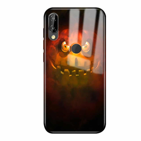 Coque Verre Trempé Furious Pumpkin pour Huawei P30 LITE