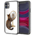 Coque pour iPhone Chat Tigre en Verre Trempé
