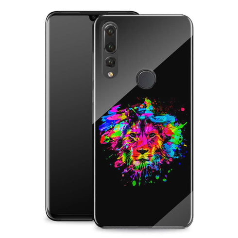 Lion Splash | Coque Huawei P30 LITE Animaux Fantastiques | Bumper Tpu + Verre Trempé Trempé Samsung à Strasbourg MaCoquePerso