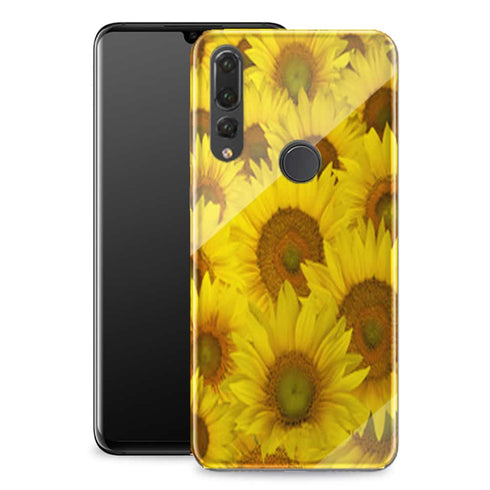 Fleurs Soleil | Coque Huawei P30 Lite Tournesol | Bumper Tpu + Verre Trempé Huawei à Le Havre MaCoquePerso