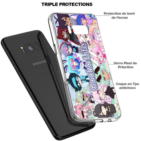 Gacha Life | Coque Samsung J6 2018 | Tpu Antichocs | Protection Silicone Téléphone Galaxy MaCoquePerso