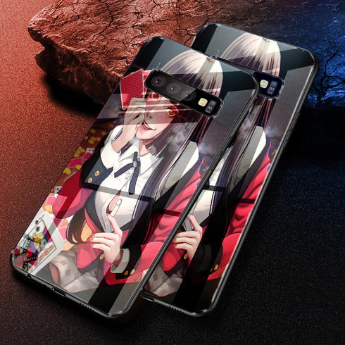 Yumeko Jabami Poker Gambling School | Coque Samsung S10 | Tpu Antichocs | Protection Compatible Galaxy 10 Plus, S10 LTE, Verre Trempé - MaCoquePerso