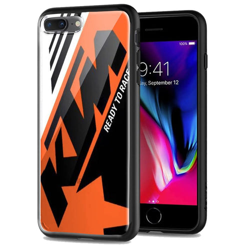 KTM Racing Orange And Black | Coque iPhone X | Tpu Antichocs | Etui Silicone Souple Apple X, XS - MaCoquePerso