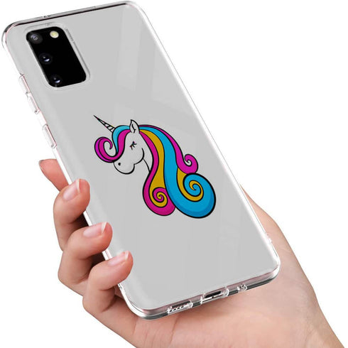 Unicorn Fun | Coque samsung galaxy S20 silicone licorne | Protection portable, Verre trempé S20 Motif Fun MaCoquePerso