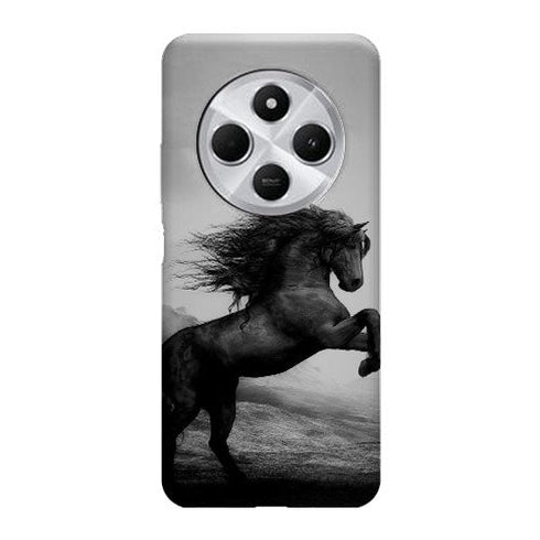 Coque Xiaomi Cheval Cabre Noir et Blanc dessin