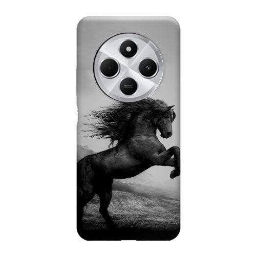 Coque Xiaomi Cheval Cabre Noir et Blanc dessin