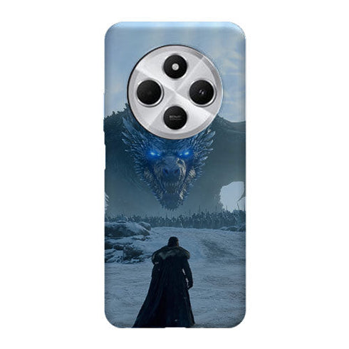 Coque Xiaomi Dragon Bleu aux Yeux Bleus