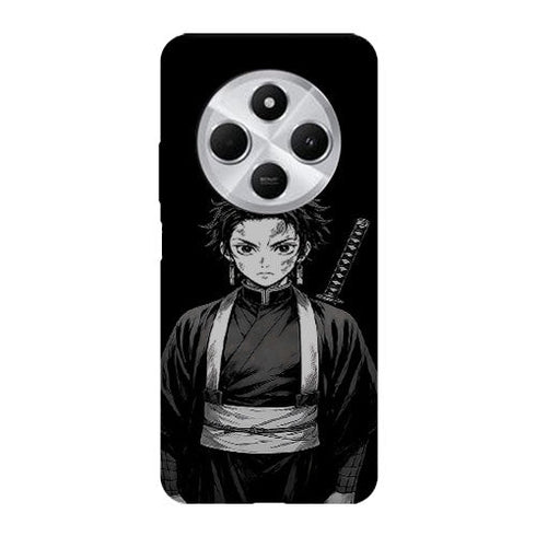 Manga Demon Slayer noir et blanc | Coque Xiaomi