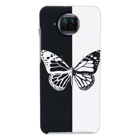 Coque Xiaomi Mi 10T Butterfly Noir et Blanc - MaCoquePerso