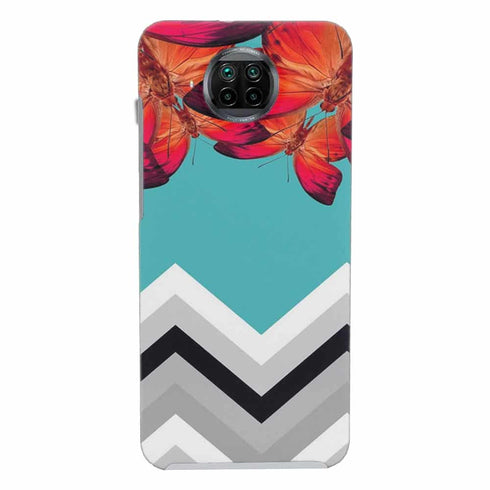 Coque pour Xiaomi Mi 10T Papillon Aurore et Chevrons - MaCoquePerso