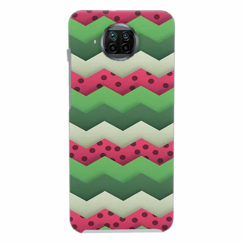Coque pour Xiaomi Mi 10T Pasteque Summer Chevrons - MaCoquePerso