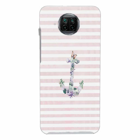 Coque Xiaomi Mi 10T Floral Anchor in Pink - MaCoquePerso