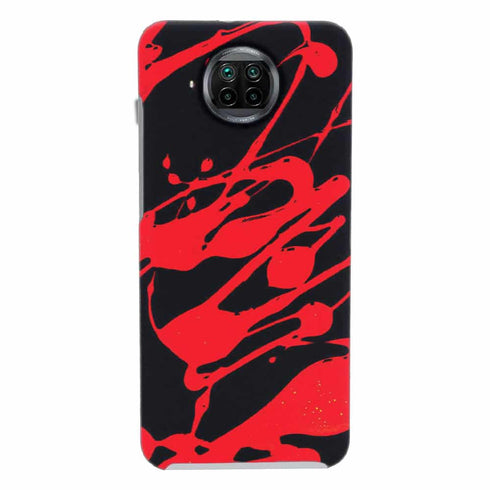 Coque pour Xiaomi Mi 10T Paint Slpash Rouge - MaCoquePerso