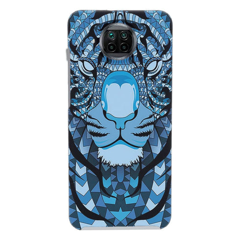 Coque Xiaomi Mi 10T Tigre Bleu Aztec - MaCoquePerso