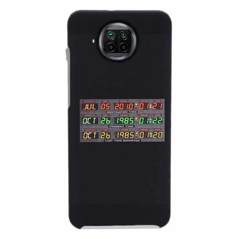 Coque Xiaomi Mi 10T originale Time Machine Back To The Future - MaCoquePerso