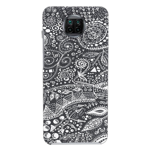 Coque pour Xiaomi Mi 10T Aztec bw handmade - MaCoquePerso