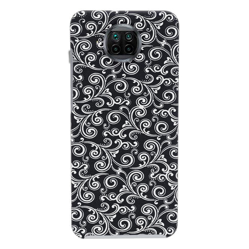 Coque Xiaomi Mi 10T Black and white swirls - MaCoquePerso