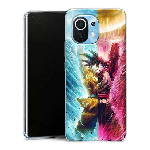 Goku et Black Goku | Coque Telephone iPhone, Samsung Galaxy, Huawei, Oppo, Xiaomi - Silicone, XIAOMI Mi 11