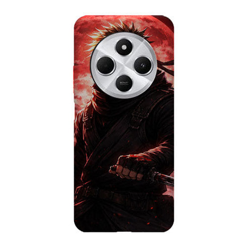 Ninja sous la lune rouge | Coque Xiaomi