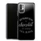 Coque Xiaomi Note 10 5G Attention le Chocolat fait retrecir les jeans