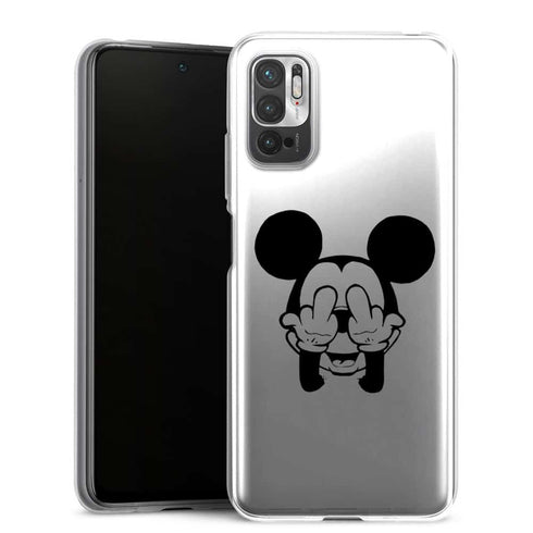 Coque téléphone Xiaomi Note 10 5G Doigt d'honneur Fuck the Mouse