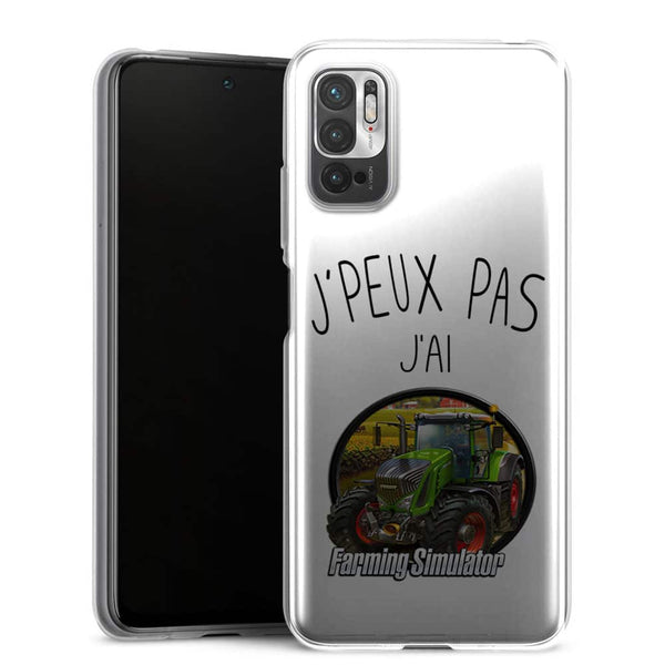 Coque Telephone Xiaomi Note 10 5G Je peux pas j'ai farming simulator