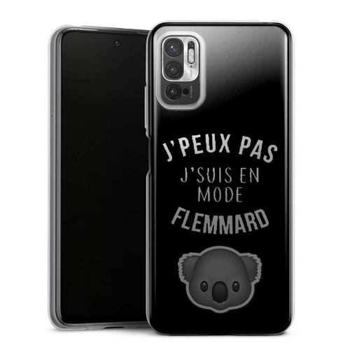 Coque de smartphone Xiaomi Note 10 5G Je peux pas je suis flemard