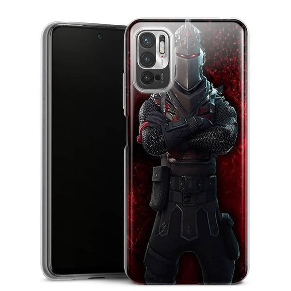 Coque Telephone Xiaomi Note 10 5G Chevalier noir Fortnite