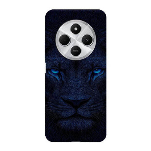 Coque Xiaomi Portrait de lion aux yeux bleus intenses