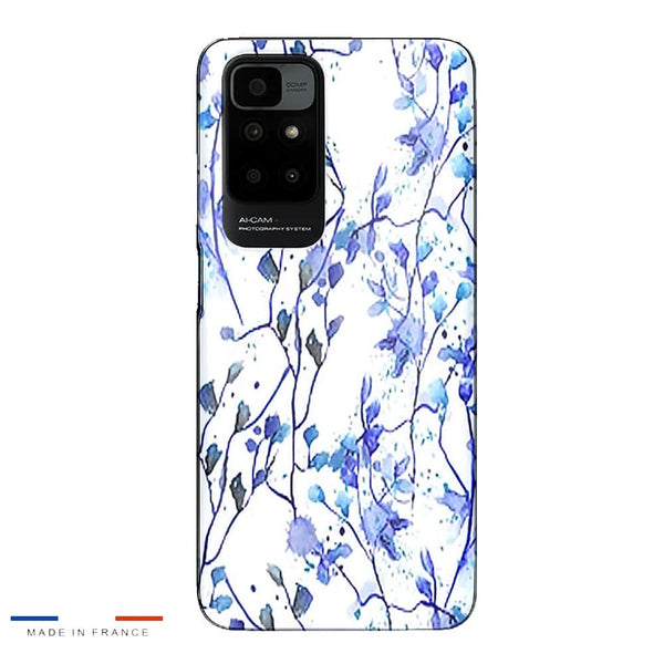 Coque Xiaomi Redmi 10 Branches Bleues