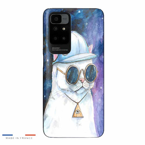 Coque Xiaomi Redmi 10 Chat Hipster