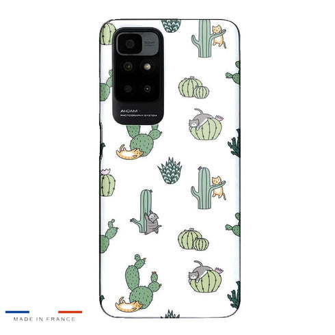 Coque Xiaomi Redmi 10 Chats Cactus
