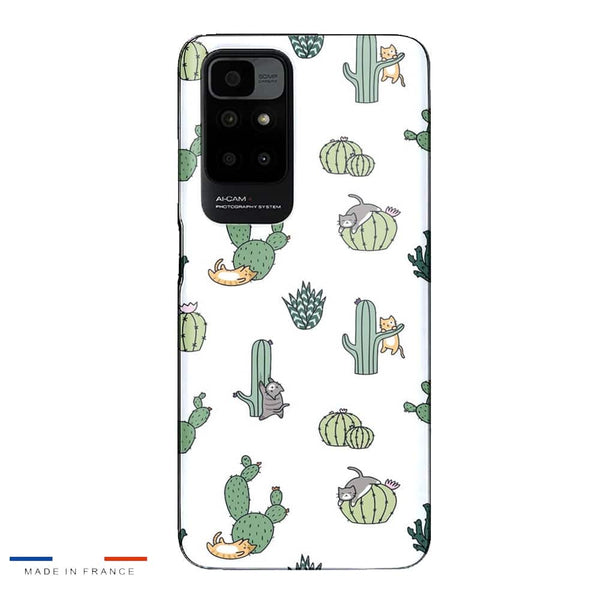 Coque Xiaomi Redmi 10 Chats Cactus