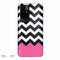 Coque Xiaomi Redmi 10 Chevrons Colorés Rose et Noir