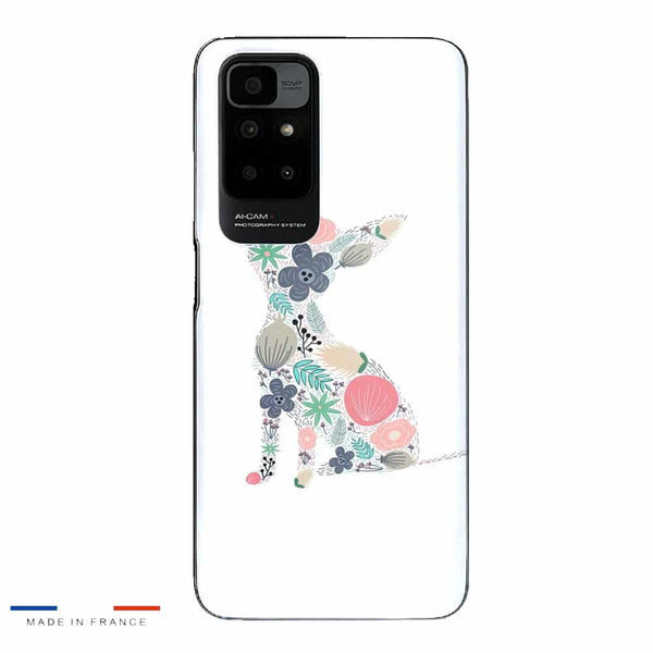 Coque Xiaomi Redmi 10 Chihuahua floral