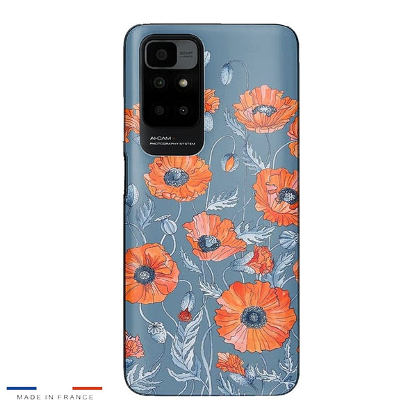 Coque Xiaomi Redmi 10 Coquelicots floral botanical art