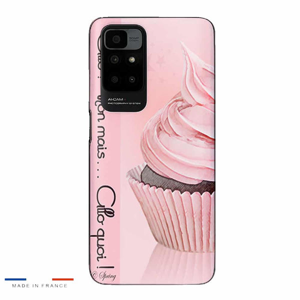 Coque Xiaomi Redmi 10 Cupcake Rose
